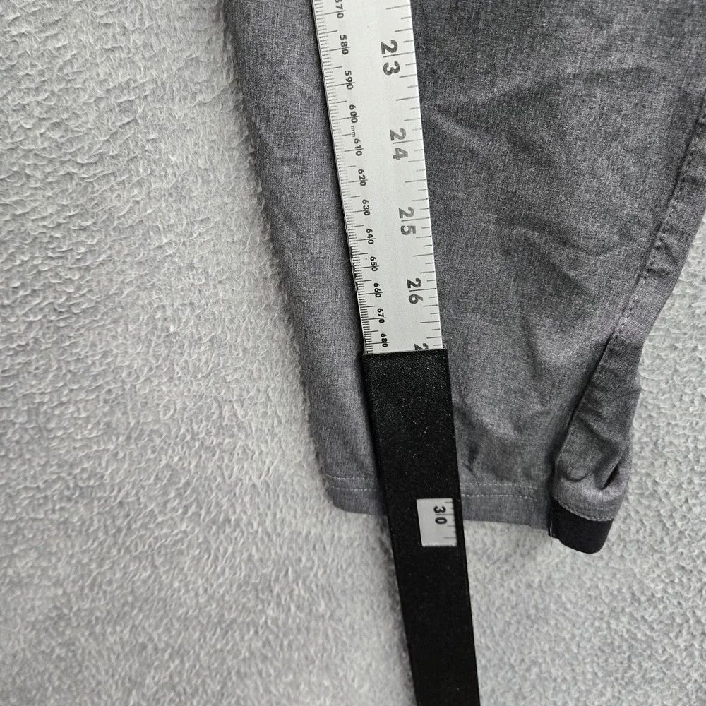 Adidas Men Activewear Pants L Gray‎ Jogger AEROREADY Zipper 30